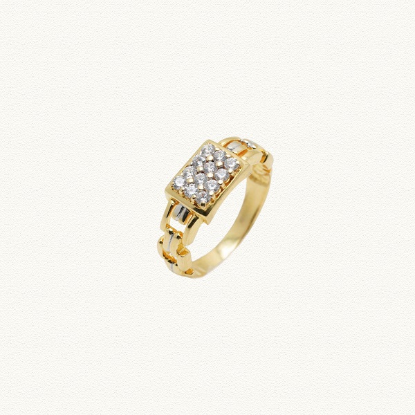 GOLD STONE CASTING GENTS RING - ANG52173