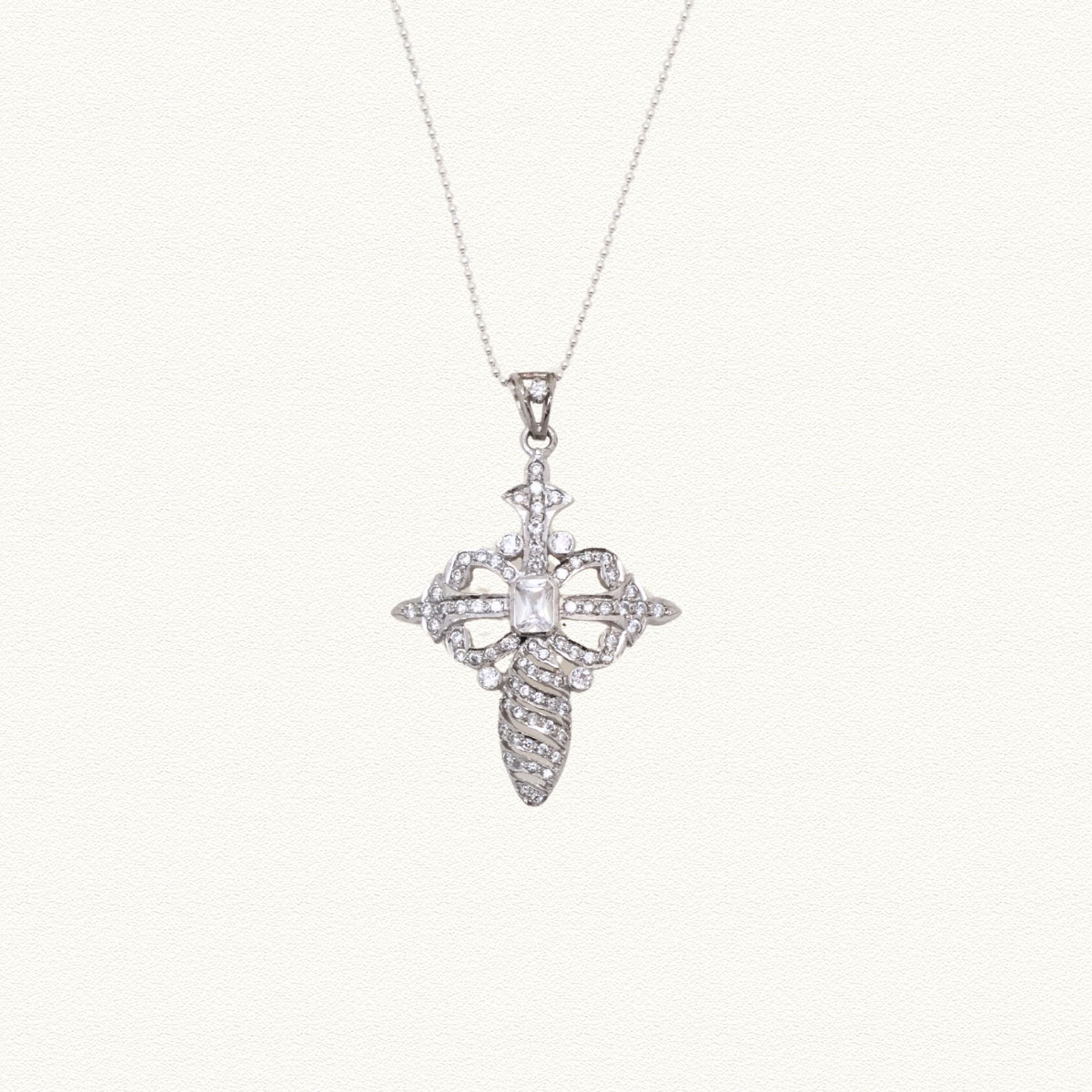 S STONE CASTING PENDANT - APE10145