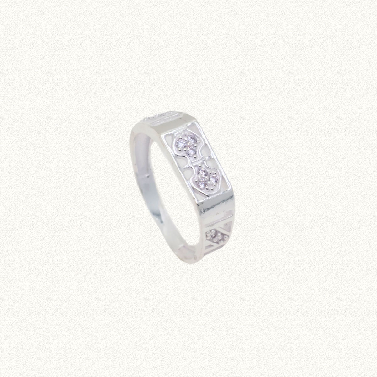 S STONE CASTING GENTS RING - JA71588